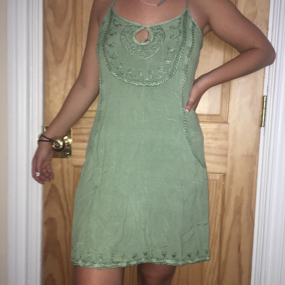 green sundress